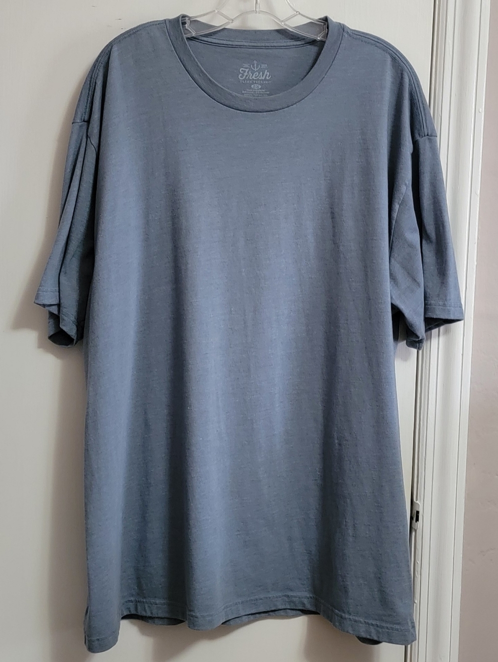 Fresh Clean Tees blue gray short-sleeved t-shirt